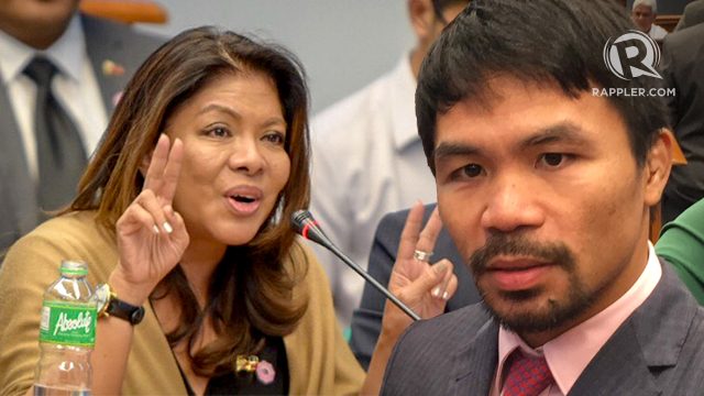Pacquiao confronts Lorraine Badoy for spreading fake news vs him
