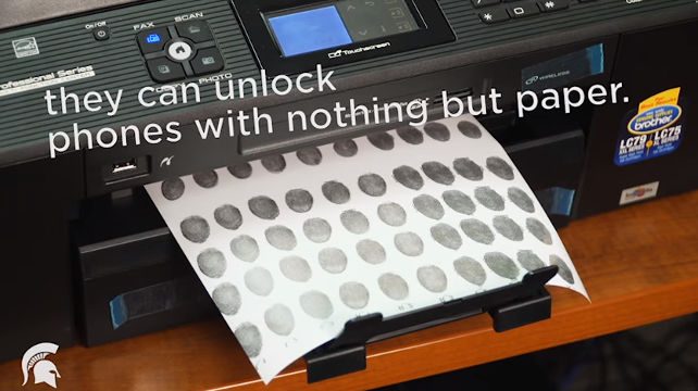 Researchers unlock fingerprint-protected phones with inkjet prints