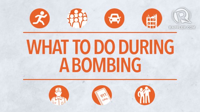 What to do during a bombing