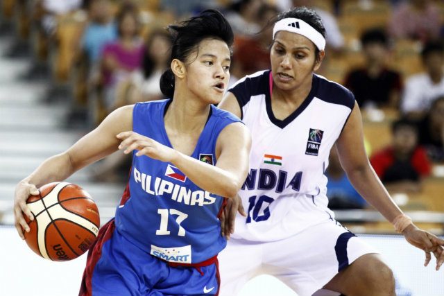 Afril Bernardino, who shined brightest against India, in action. Photo from FIBA.com 