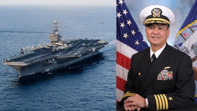 Ronald Ravelo: First Fil-Am to take helm of US aircraft carrier