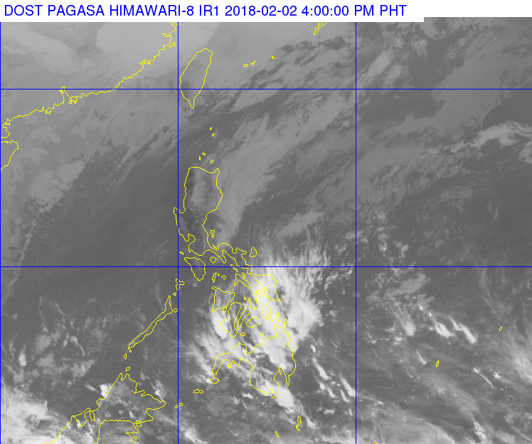 Scattered rains in Cagayan Valley, Aurora on February 3