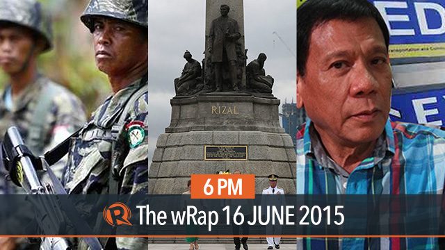 Arms turnover, Duterte on MRT, TRO on Torre de Manila | 6PM wRap