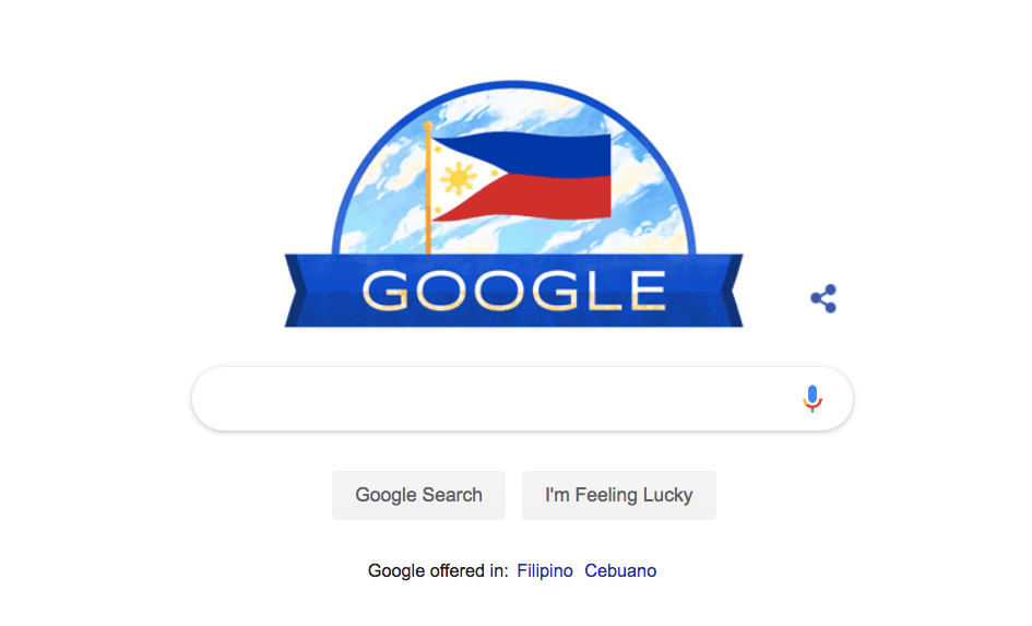 LOOK: Google Doodle for Philippine Independence Day