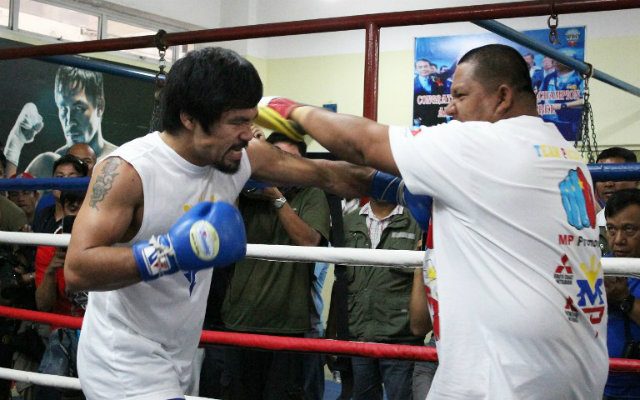 WATCH: Manny Pacquiao returns to training