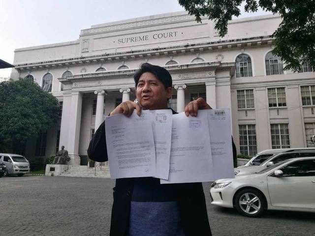 SCOLDED. Supreme Court scolds Larry Gadon over a petition he filed against ABS-CBN. Photo by Rappler 