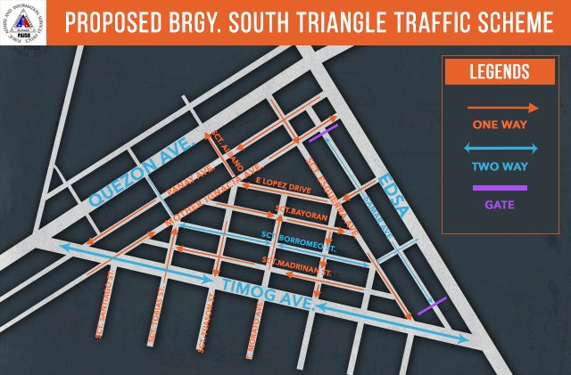 QC traffic: Rerouting in South Triangle on hold indefinitely