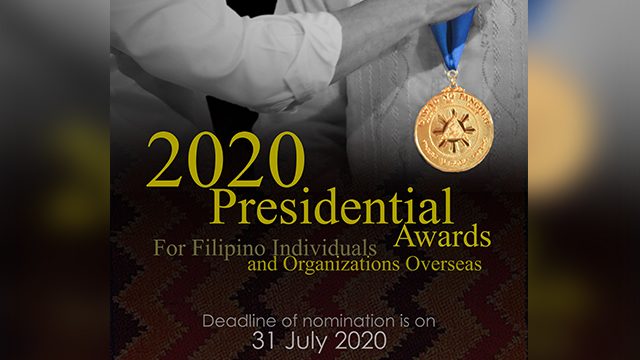 CFO launches 2020 Presidential Awards for overseas Filipinos