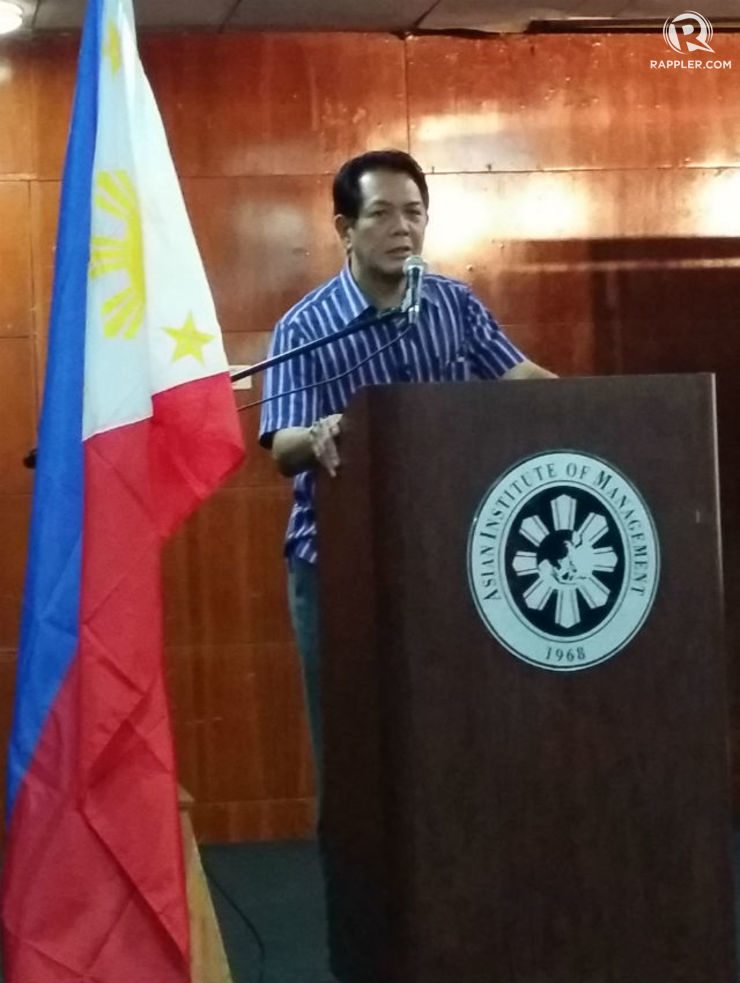 INNOVATE. DILG NCR director Renato Brion challenges local disaster managers to use technologies in response.