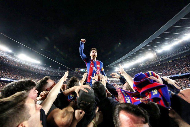 FOTO: Momen ajaib Barcelona kalahkan PSG