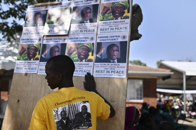 Mugabe’s body heads for wake in home village