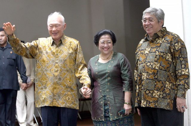 Lee Kuan Yew, Sukarno, dan Megawati