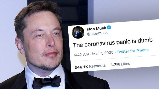 ‘Coronavirus panic is dumb’ – Elon Musk