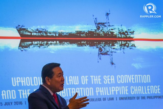 After Chinese vessel sightings, Carpio urges passage of bill defining sea lanes