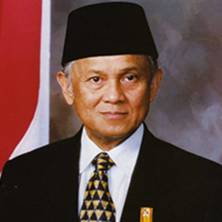 Indonesia's first president post-Suharto B. J. Habibie