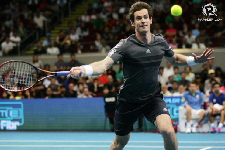 Andy Murray came close to his first win in the IPTL but fell short. Photo by Josh Albelda