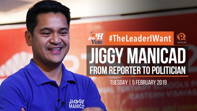#TheLeaderIWant: Jiggy Manicad, from reporter to politician