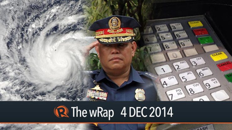 Typhoon Hagupit, Purisima suspended, ATM scam | The wRap