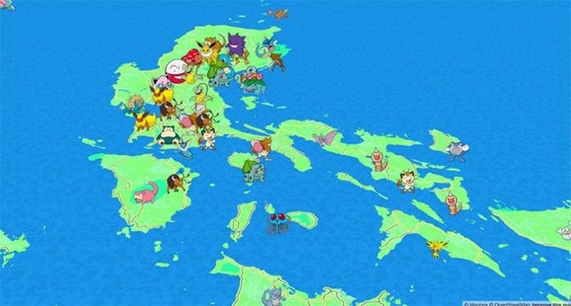 POKEMON SIGHTINGS. An interactive map of Pokemon sightings created through Mapbox. (If the map data is true, then people in Masbate are lucky.) Screenshot from matchbox.com
      