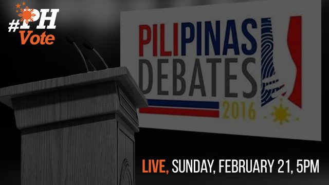 What to expect in the Comelec presidential debate