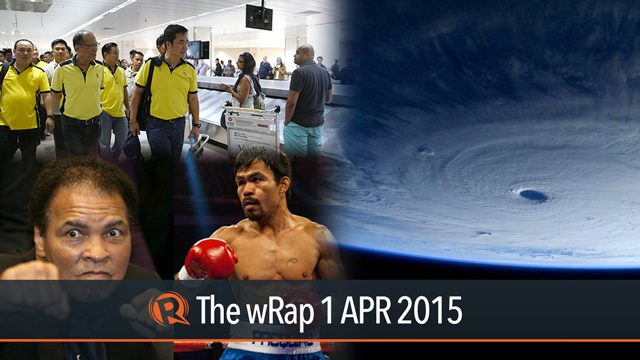 Typhoon Maysak, Aquino on NAIA 1, Ali for Pacquiao | The wRap