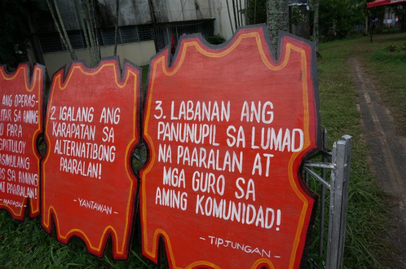 Lumad children appeal to Duterte to save their schools
