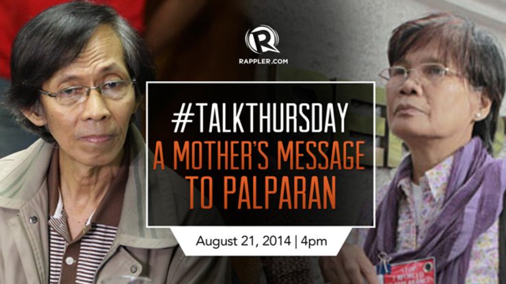 #TalkThursday: A mother’s message to Palparan
