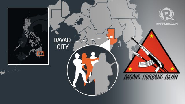 NPA rebels abduct 5 Davao police officers