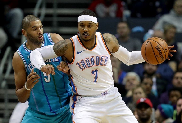 Carmelo Anthony traded by OKC to Atlanta, but waived for free agency