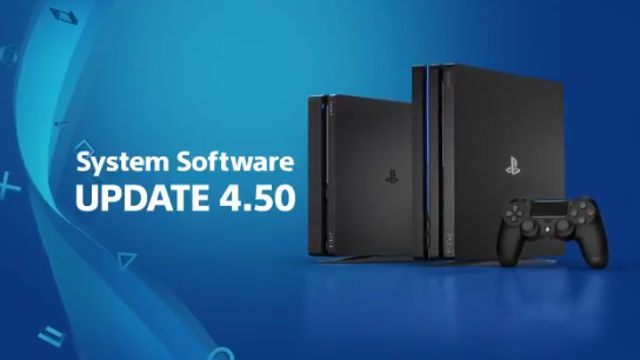 PlayStation 4 system update 4.50 to launch on March 9