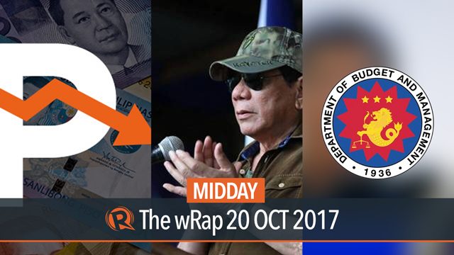 Peso weakens, Mahmud Ahmad dead, DBM usec fired | Midday wRap