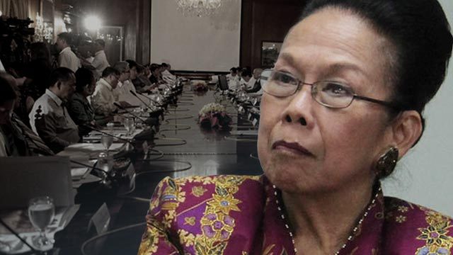 CHED head Licuanan also banned from Cabinet meetings