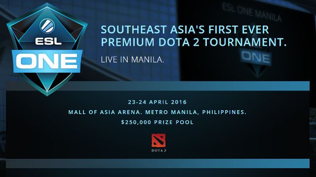$250,000 prize pool set for DOTA 2 tournament in Manila