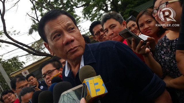 Duterte on toughest rival in Comelec debate: All of them