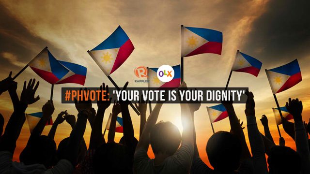 #PHVote: ‘Your vote is your dignity’