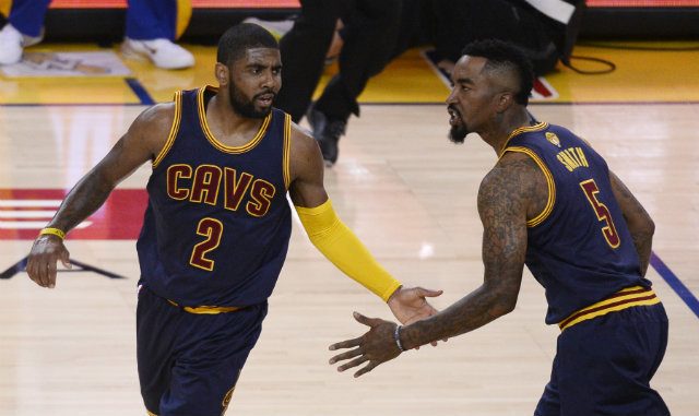WATCH: Kyrie crosses up Steph and Klay, dominates Warriors