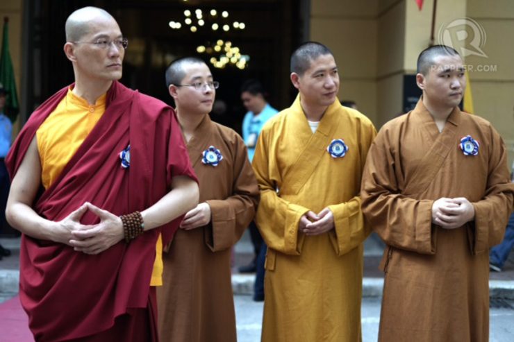DAYS OF PRAYER.15 more monks from Hong Kong, Tibet, and Mainland China are expected to arrive for the August 9 ceremony at the Quirino Grandstand.