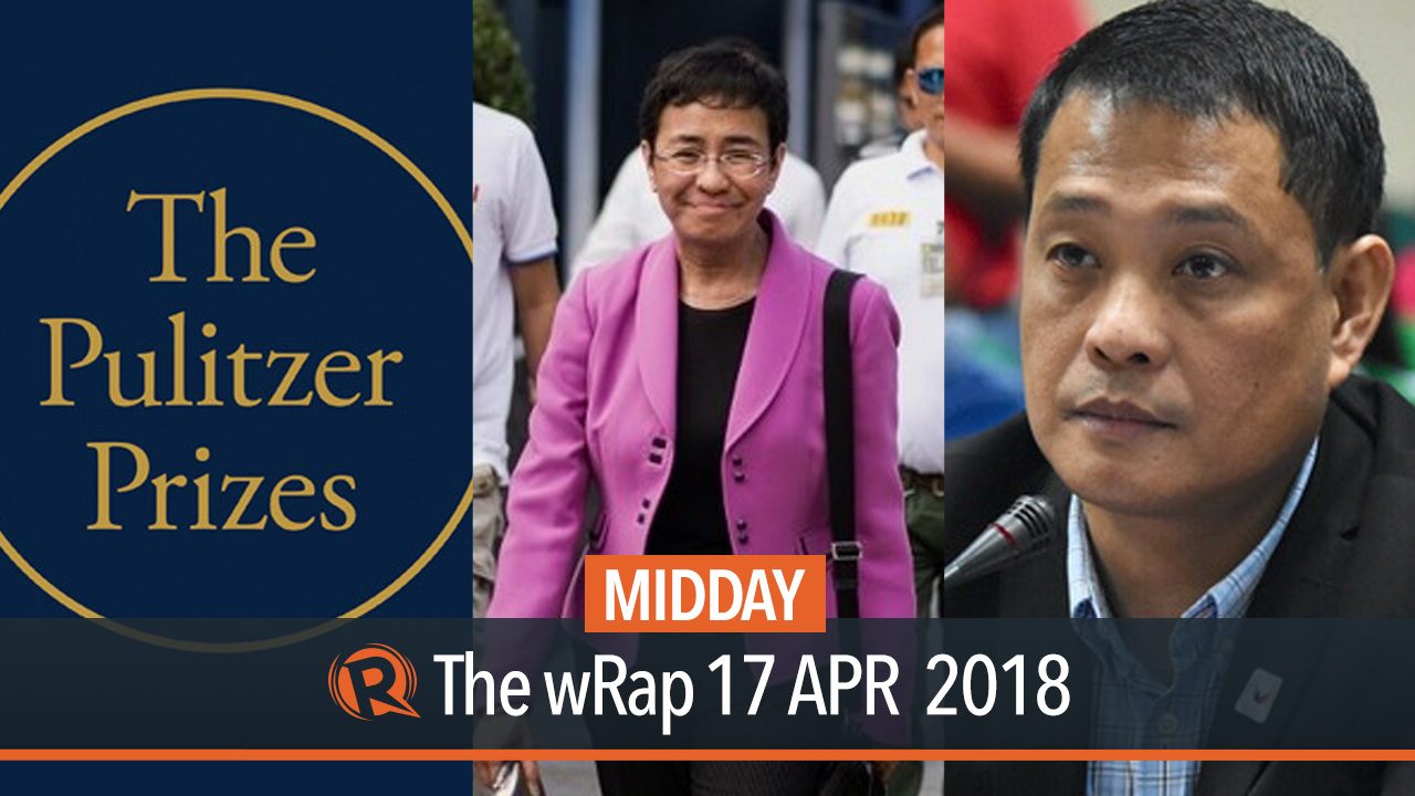 DOJ on Rappler, Evasco on Aquino, Reuters team wins Pulitzer | Midday wRap