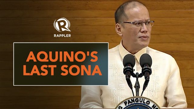 Aquino’s last SONA