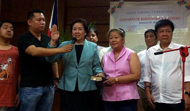 Cadiao takes oath as Antique governor