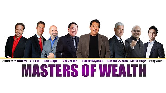 SPEAKERS. These speakers will join Robert Kiyosaki (5th from left) in a 1-day conference on wealth creation and management. Image from Rich Dad Philippines website 