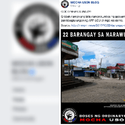Mocha Uson on defensive over misleading Marawi photo from PCOO-managed page