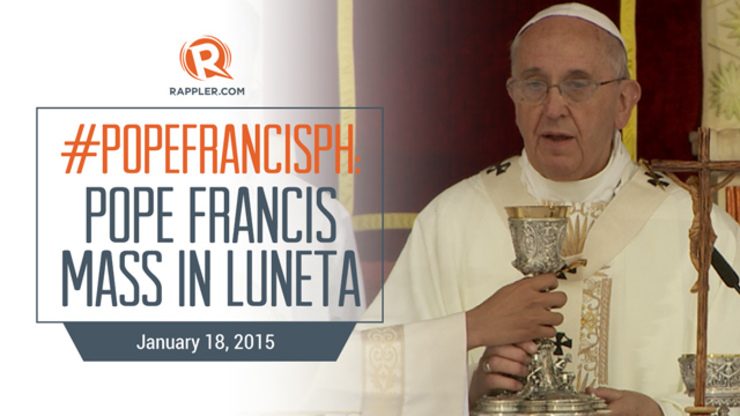 #PopeFrancisPH: Mass in Luneta