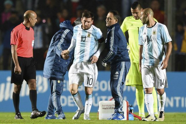 Messi taken to hospital after injury scare in Argentina-Honduras friendly