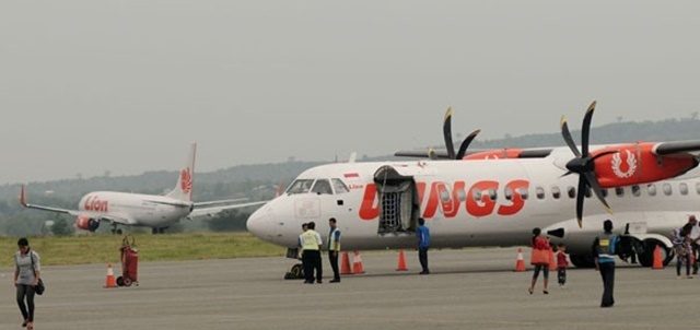 Sayap pesawat Wings Air menyenggol Lion Air di Bandara Kualanamu
