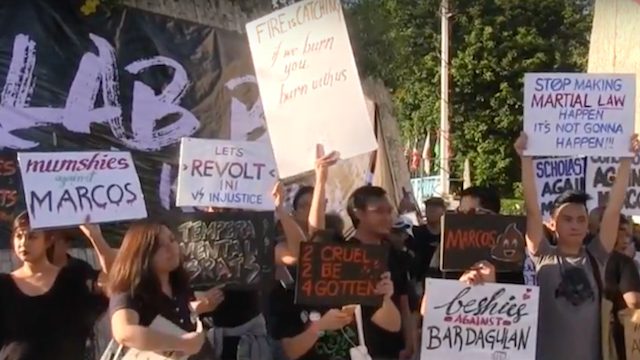 WATCH: Millennials lead November 30 anti-Marcos burial rally in EDSA