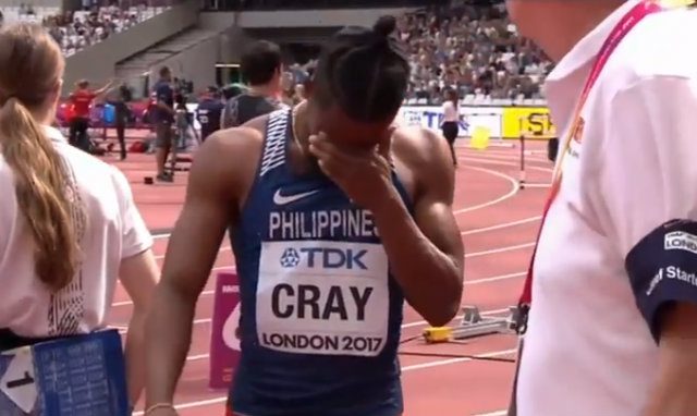 Eric Cray disqualified for false start at IAAF World Championships