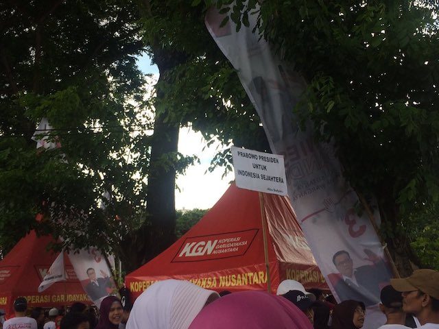 Prabowo bahas soal pilpres 2019 di kampanye Anies-Sandi