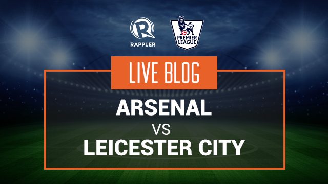 LIVE BLOG: Arsenal vs Leicester City