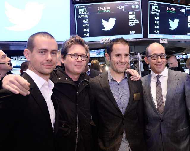 Twitter chief Dorsey gives chunk of stock to workers